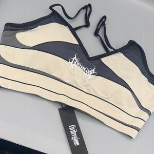 Civil Regime Women’s Sports Bra – XL – Striped - WITH TAGS